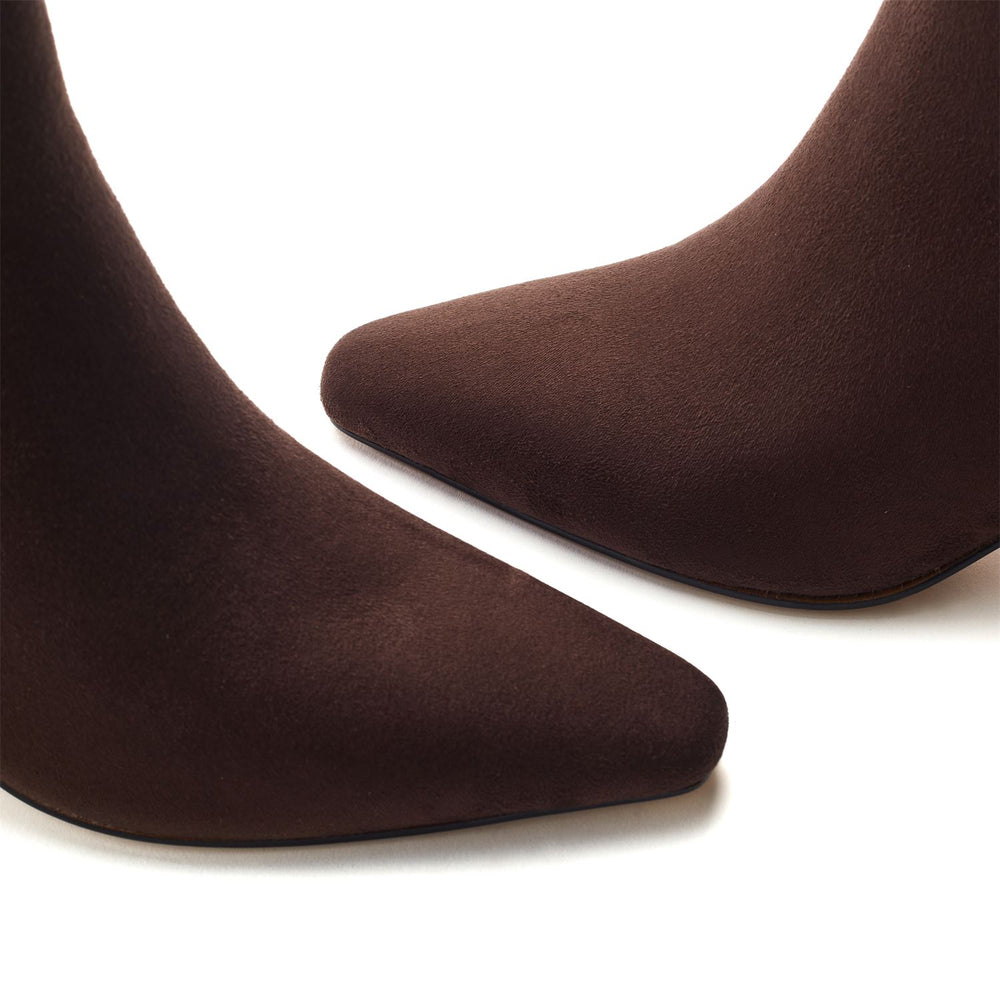 Opalia Brown Alcantara Boots