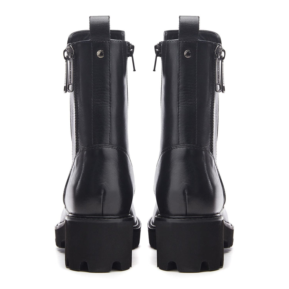 Opaline Black Leather Boots
