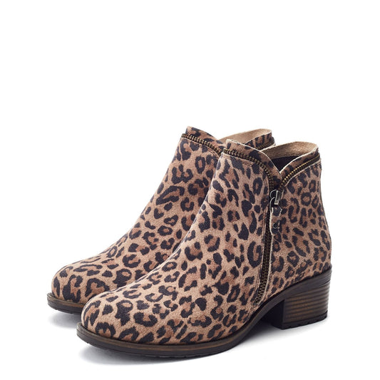 Opulent Leopard Suede Boots