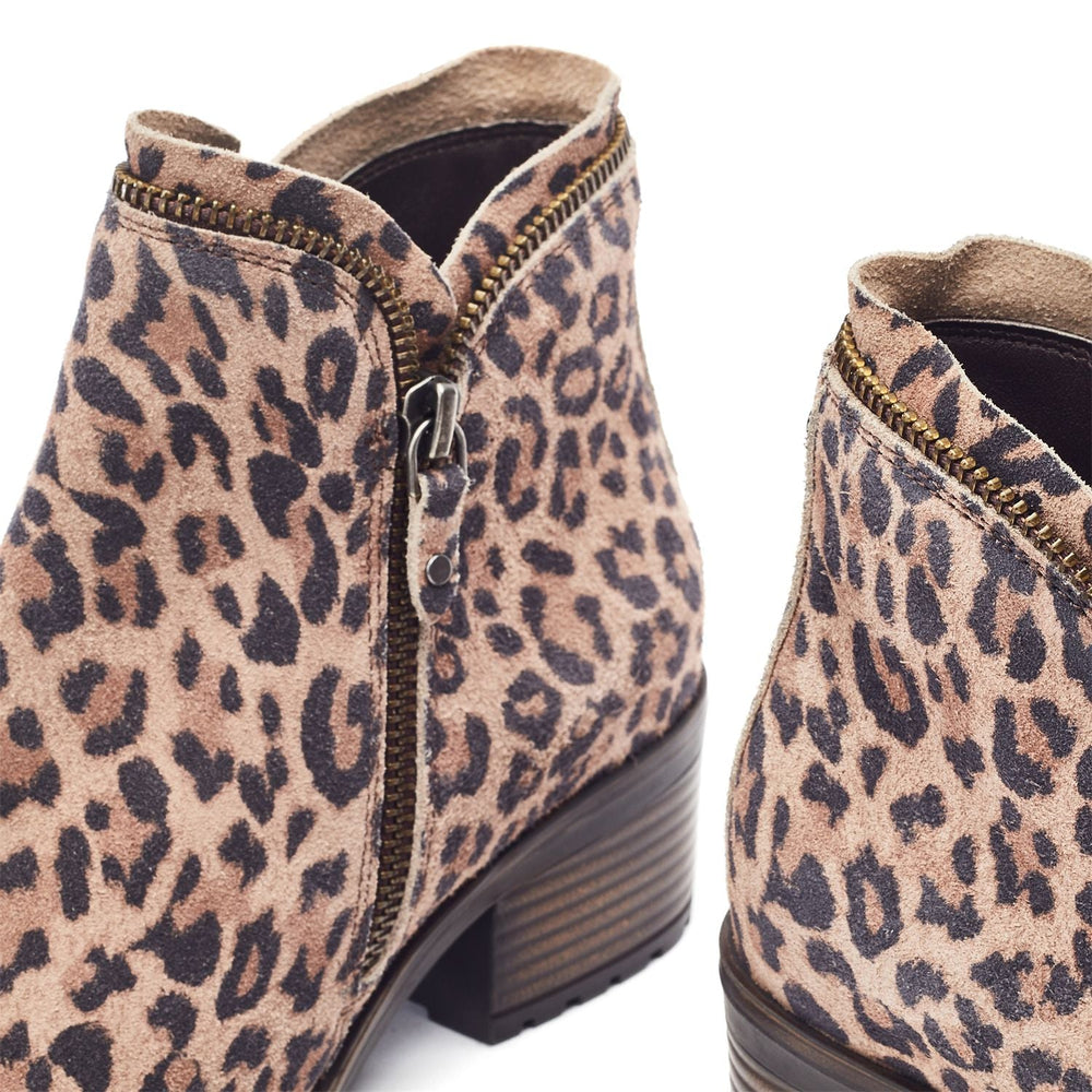 Opulent Leopard Suede Boots