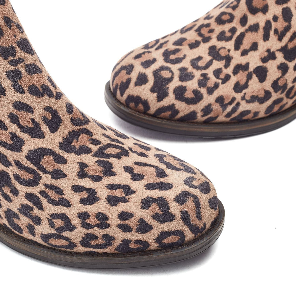 Opulent Leopard Suede Boots