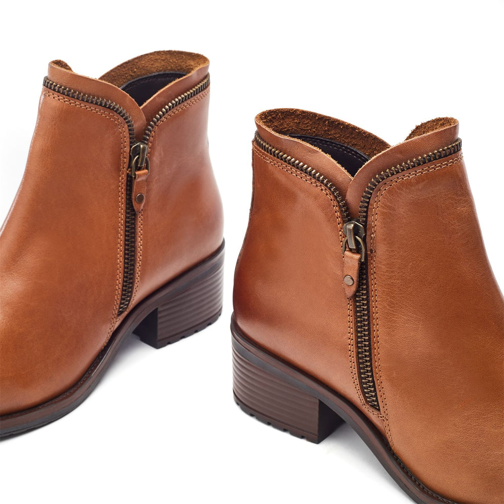 Opulent Tan Leather Boots