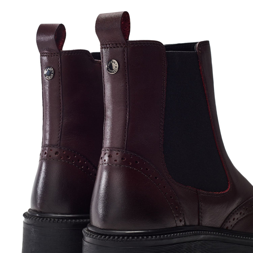 Ordenia Burgundy Leather Boots