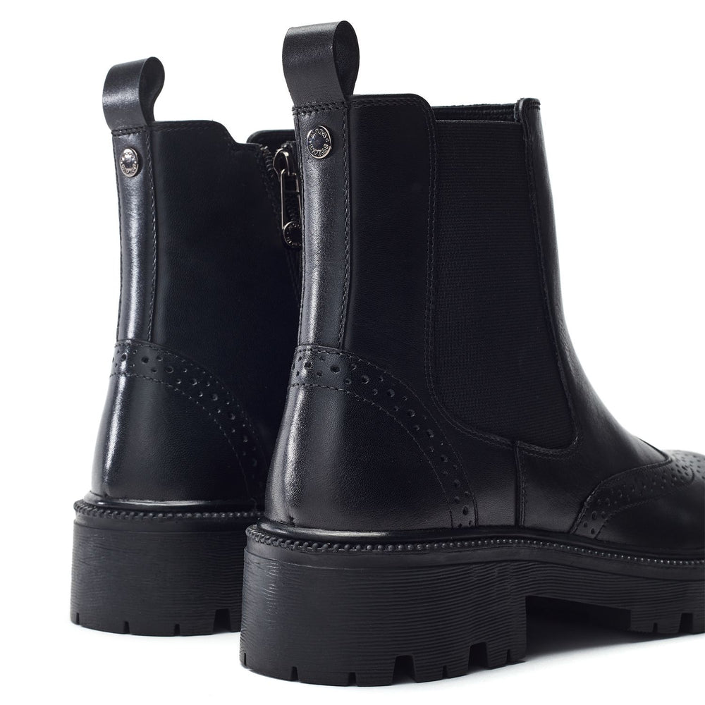 Ordenia Black Leather Boots