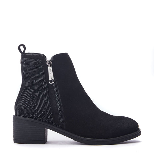 Oriane Black Suede Boots