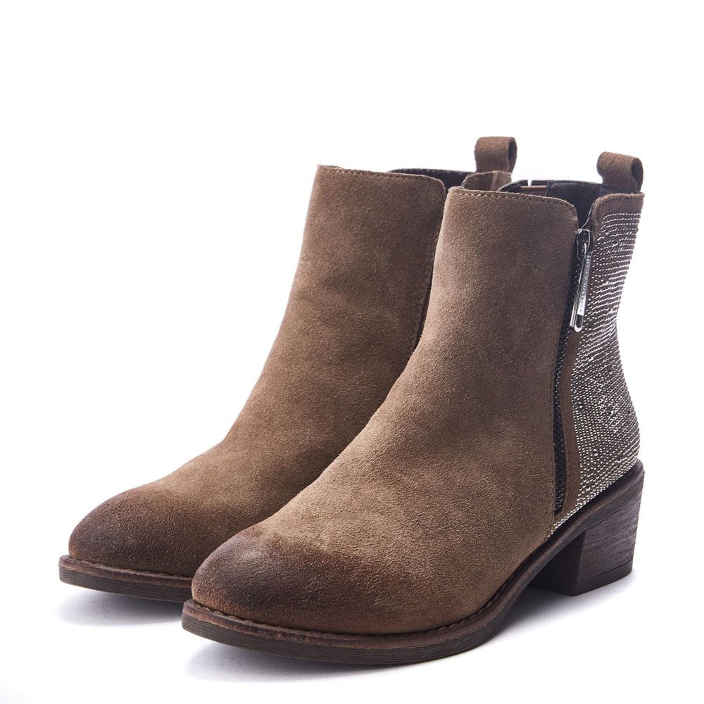 Oriane Dark Brown Suede Boots