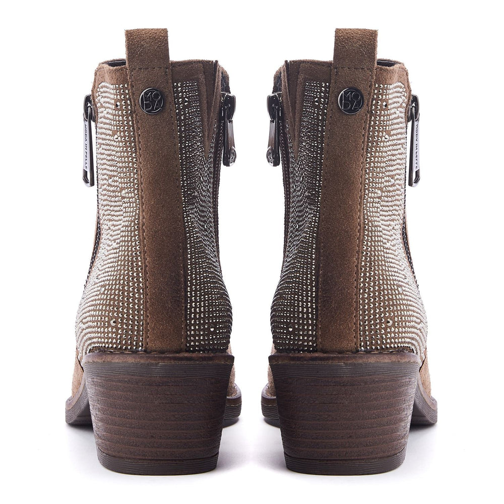 Oriane Dark Brown Suede Boots