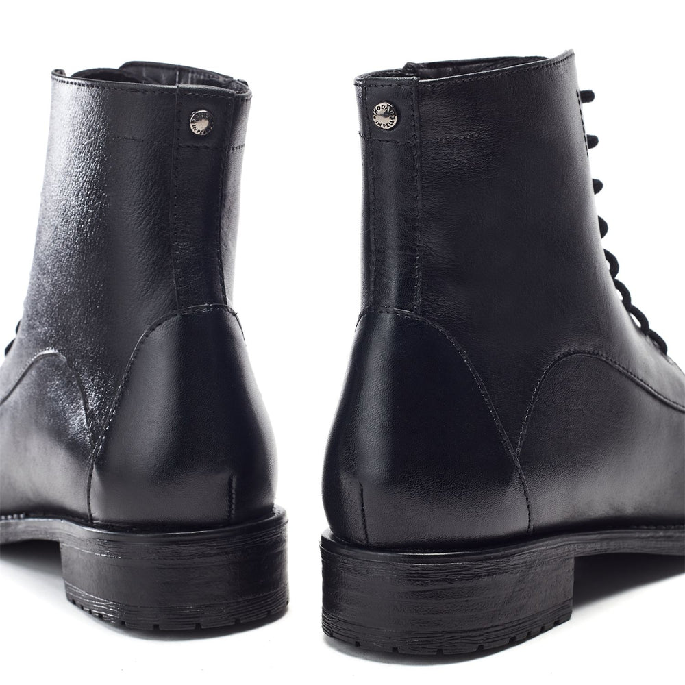 Oriela Black Leather Boots