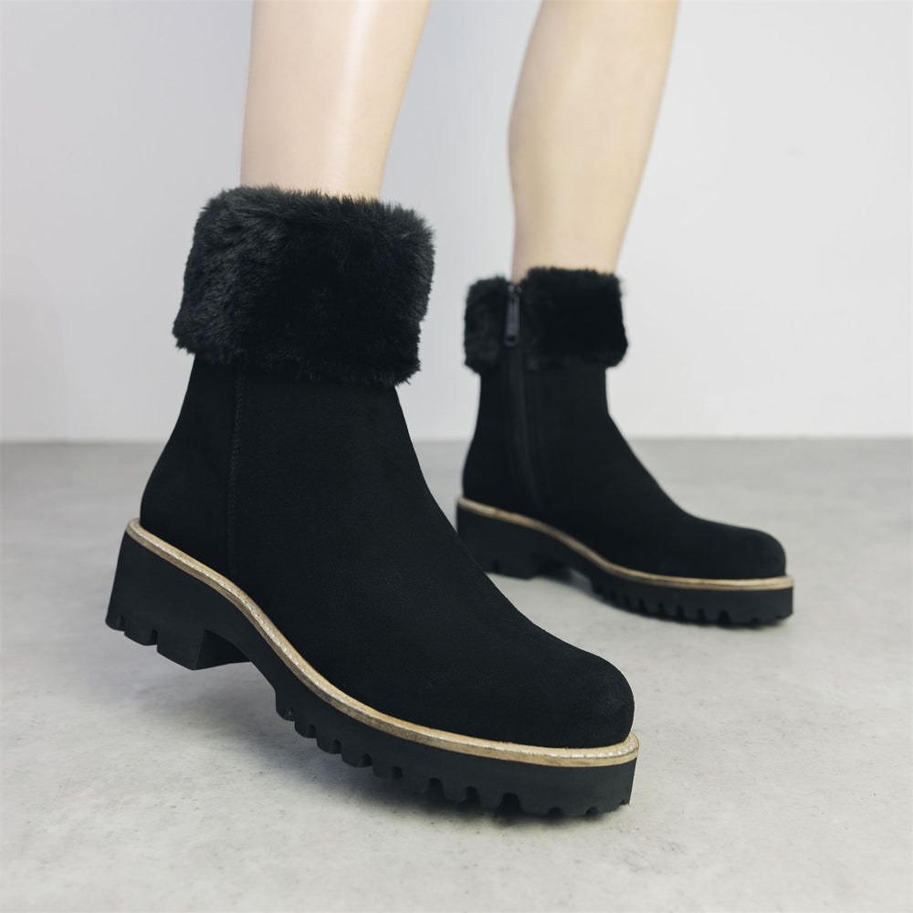 Orpet Black Suede Boots