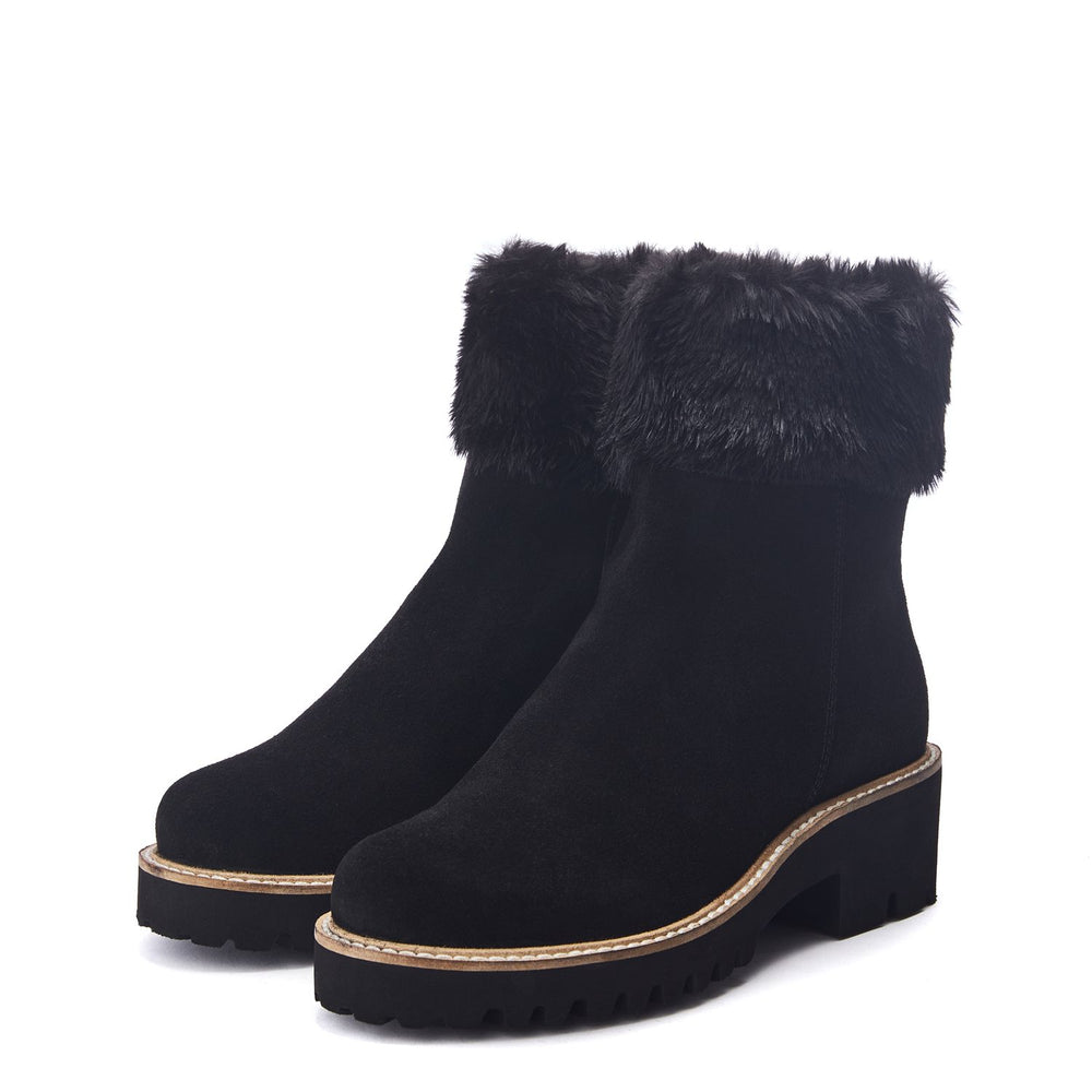 Orpet Black Suede Boots