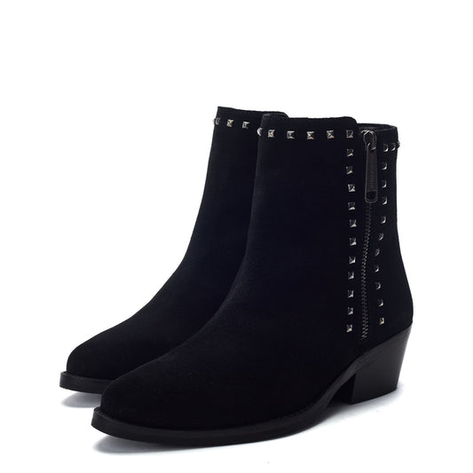 Ossio Black Suede Boots