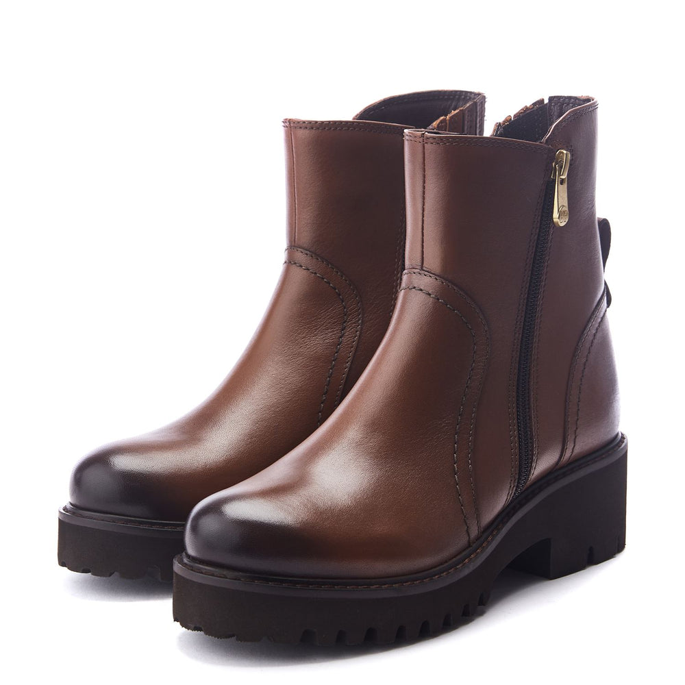 Oster Tan Leather Boots