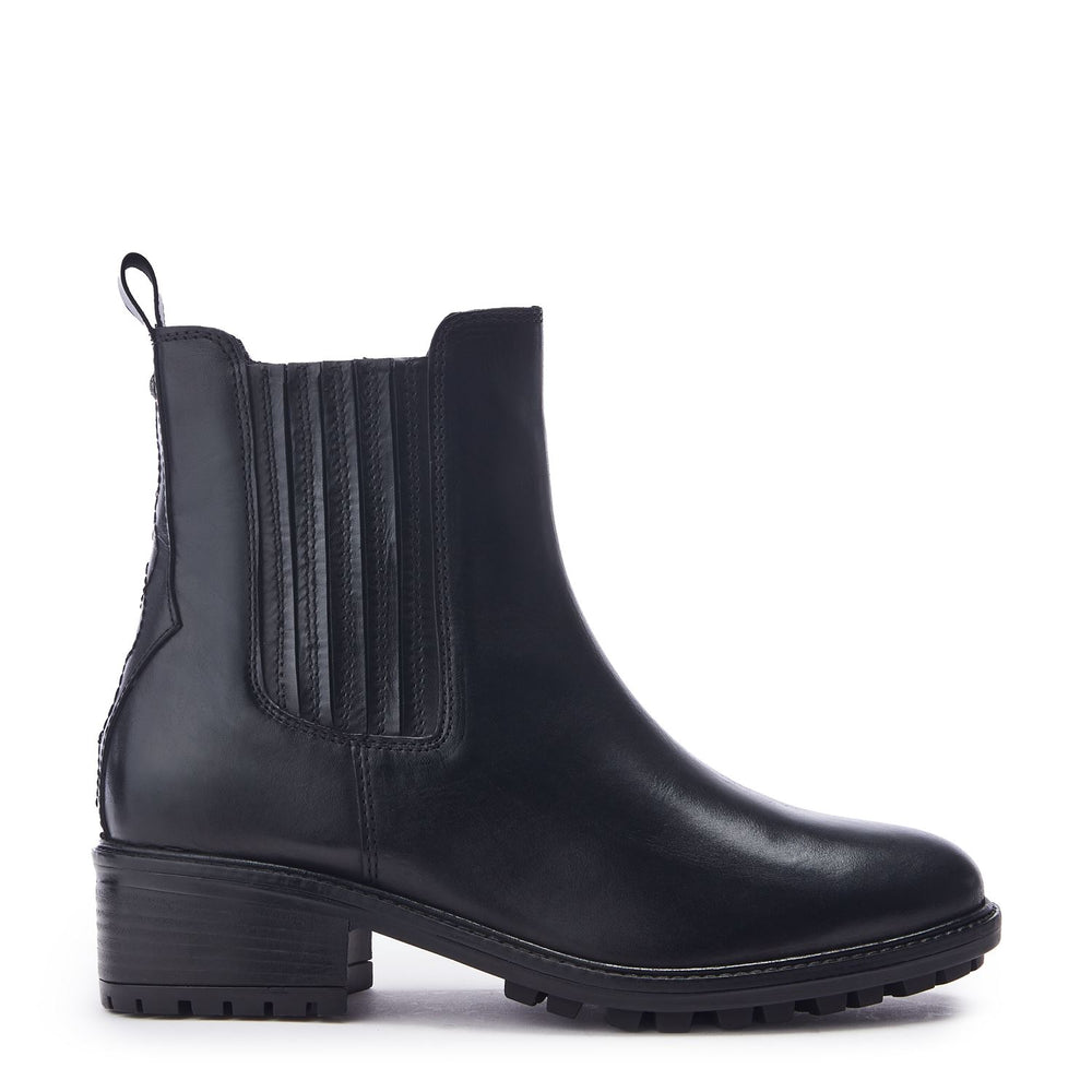Ostyn Black Leather Boots