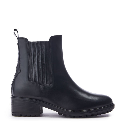 Ostyn Black Leather Boots