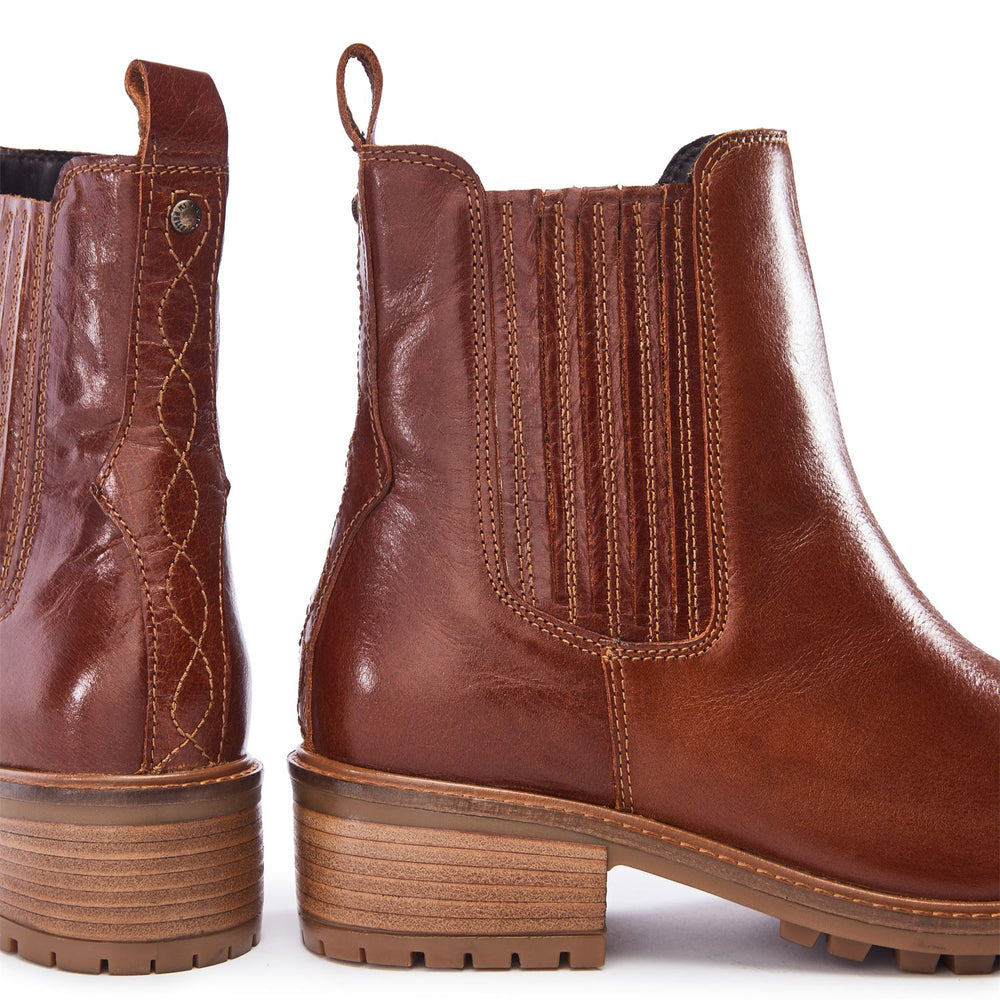Ostyn Tan Leather Boots