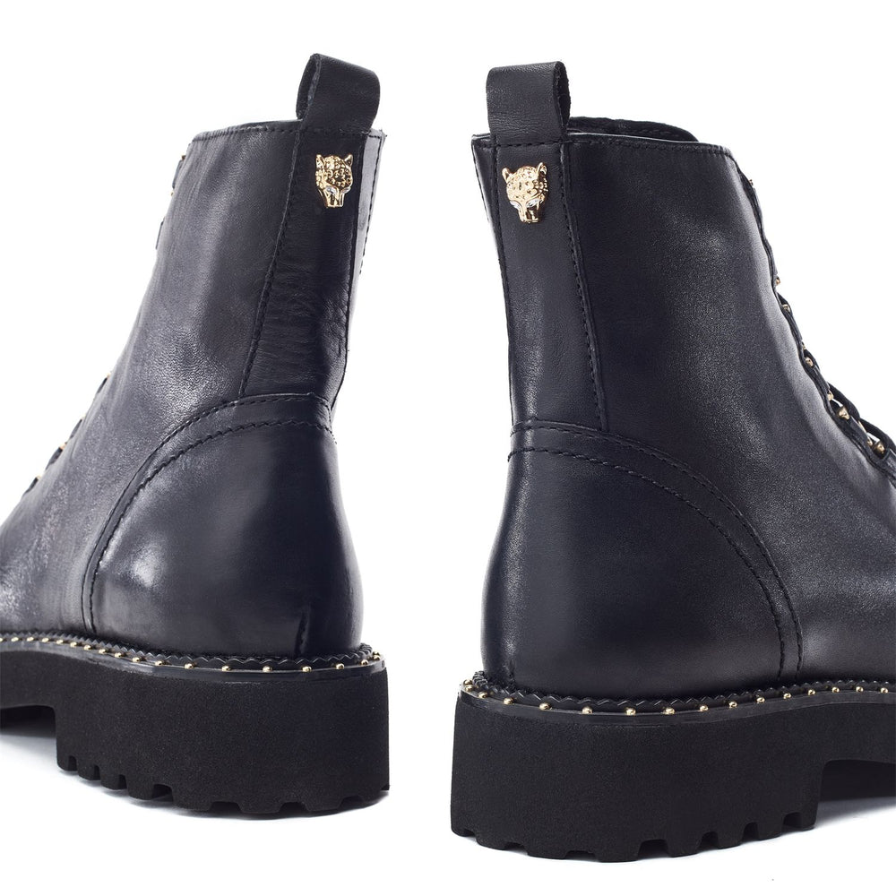 Otabi Black Leather Boots
