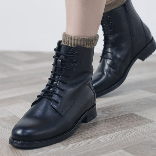 Otami Black Leather Boots