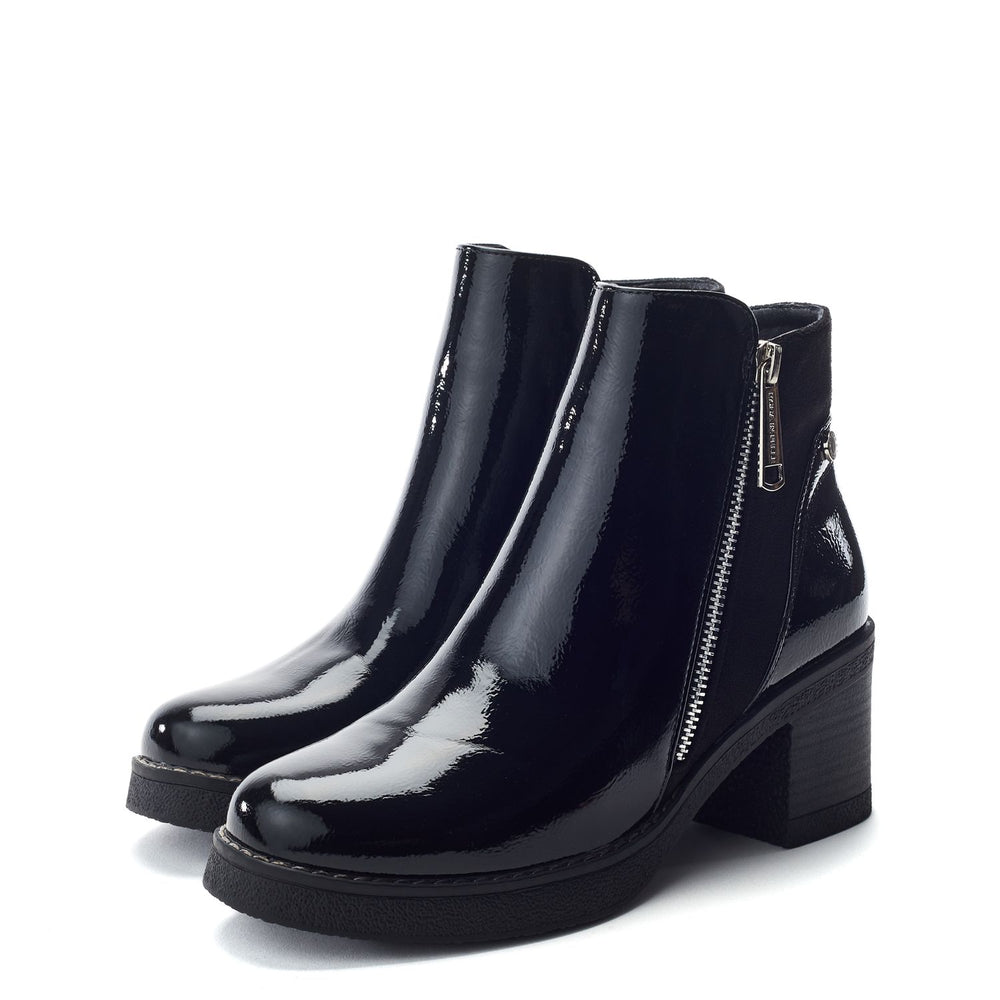 Otella Black Patent Boots