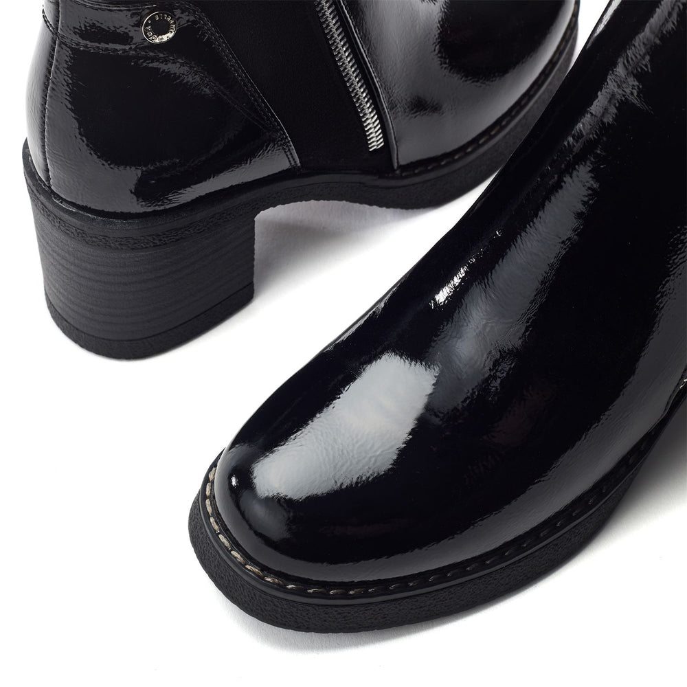Otella Black Patent Boots