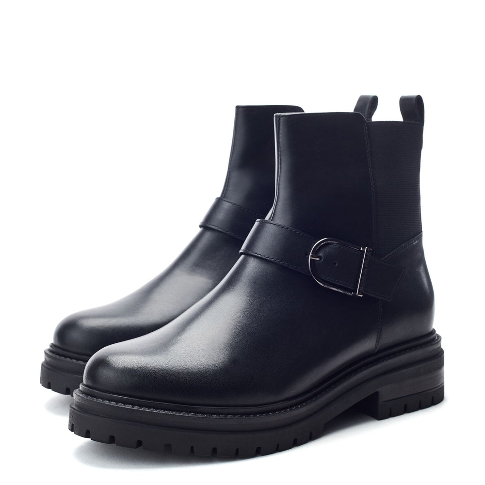 Othelia Black Leather Boots
