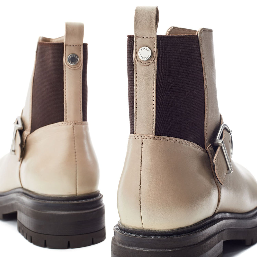 Othelia Stone Leather Boots