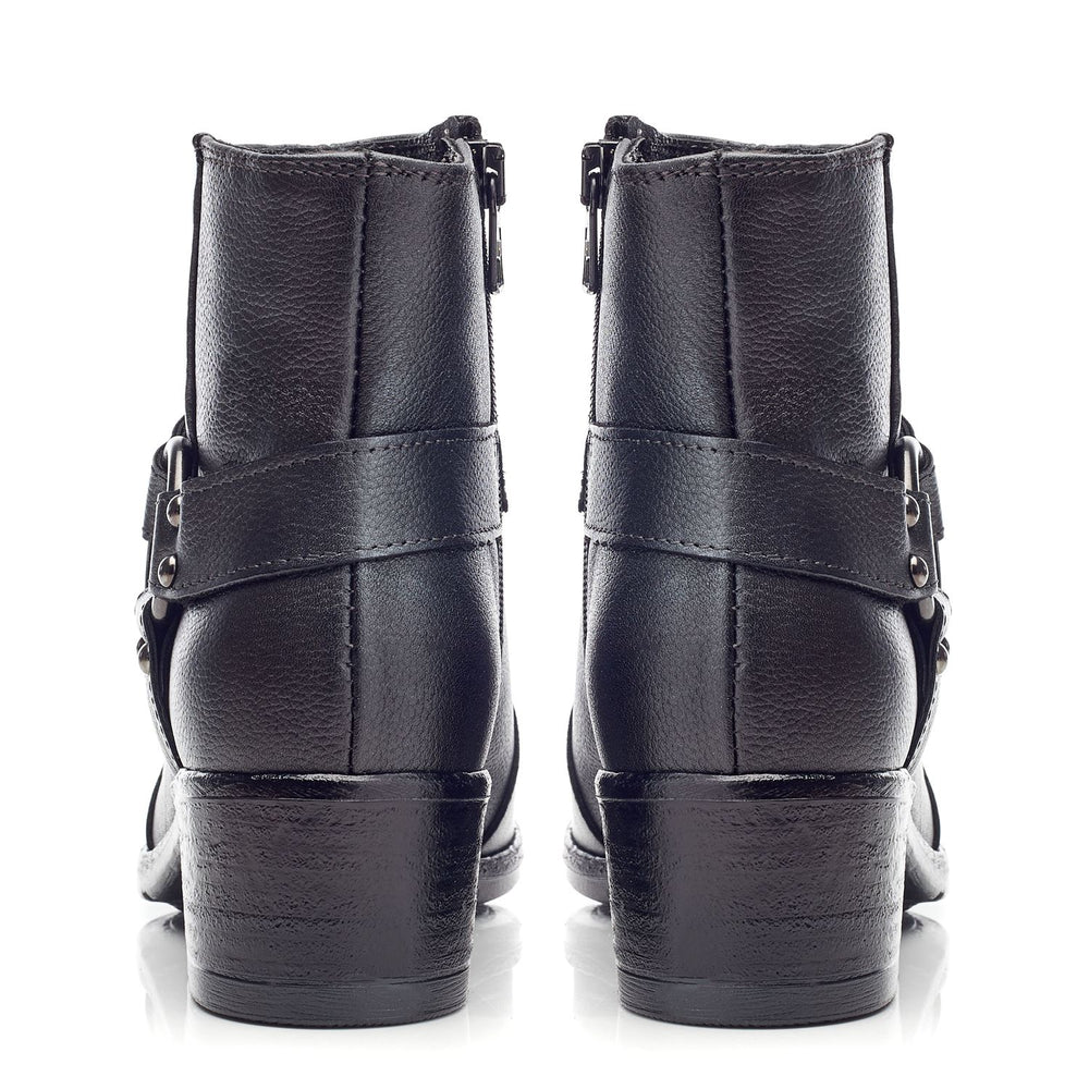 Otta Dark Pewter Leather Boots