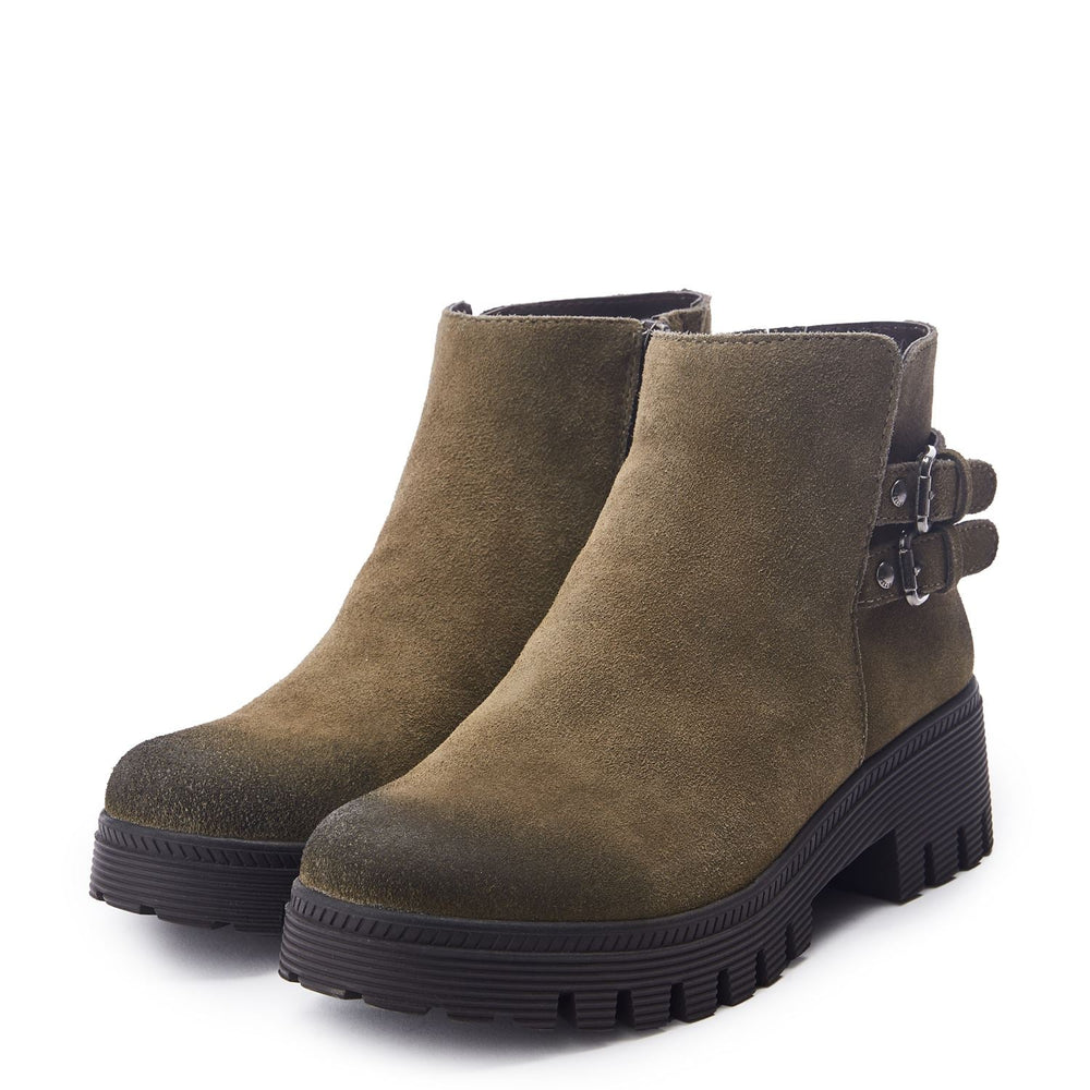 Ovah Khaki Suede Boots