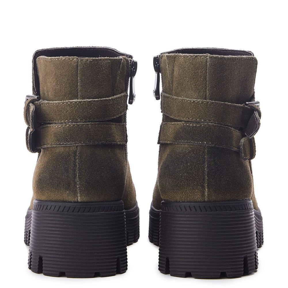 Ovah Khaki Suede Boots