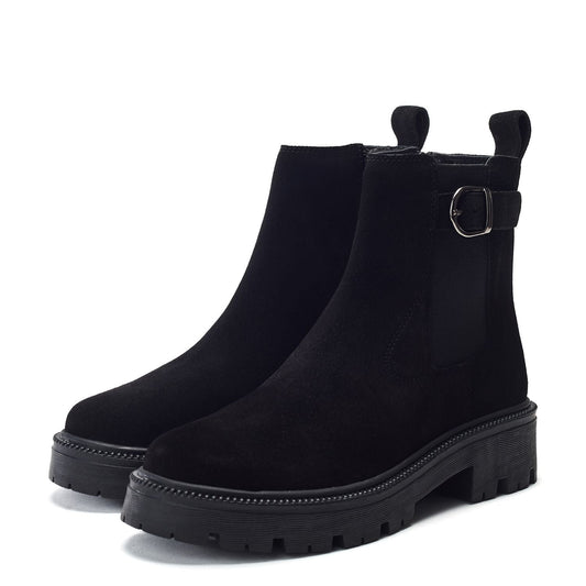 Ovalie Black Suede Boots