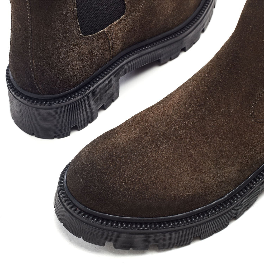 Ovalie Taupe Suede Boots