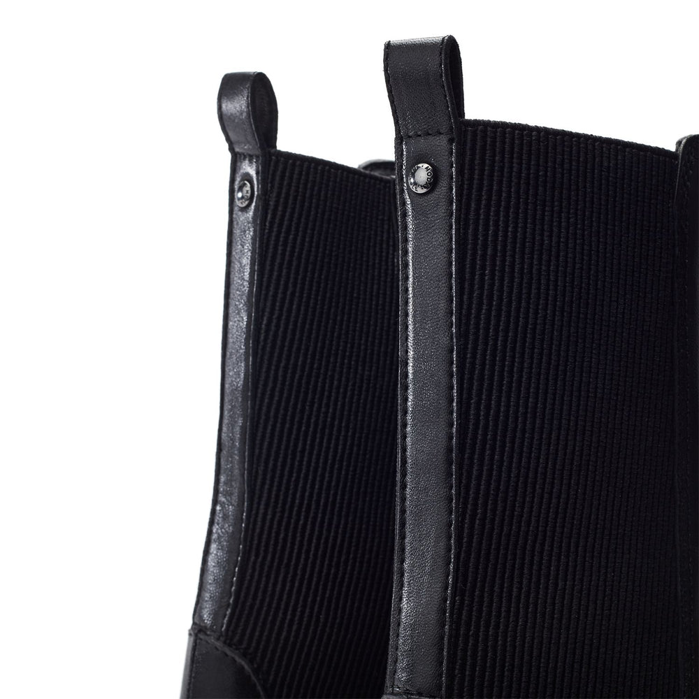 Oyari Black Leather Boots