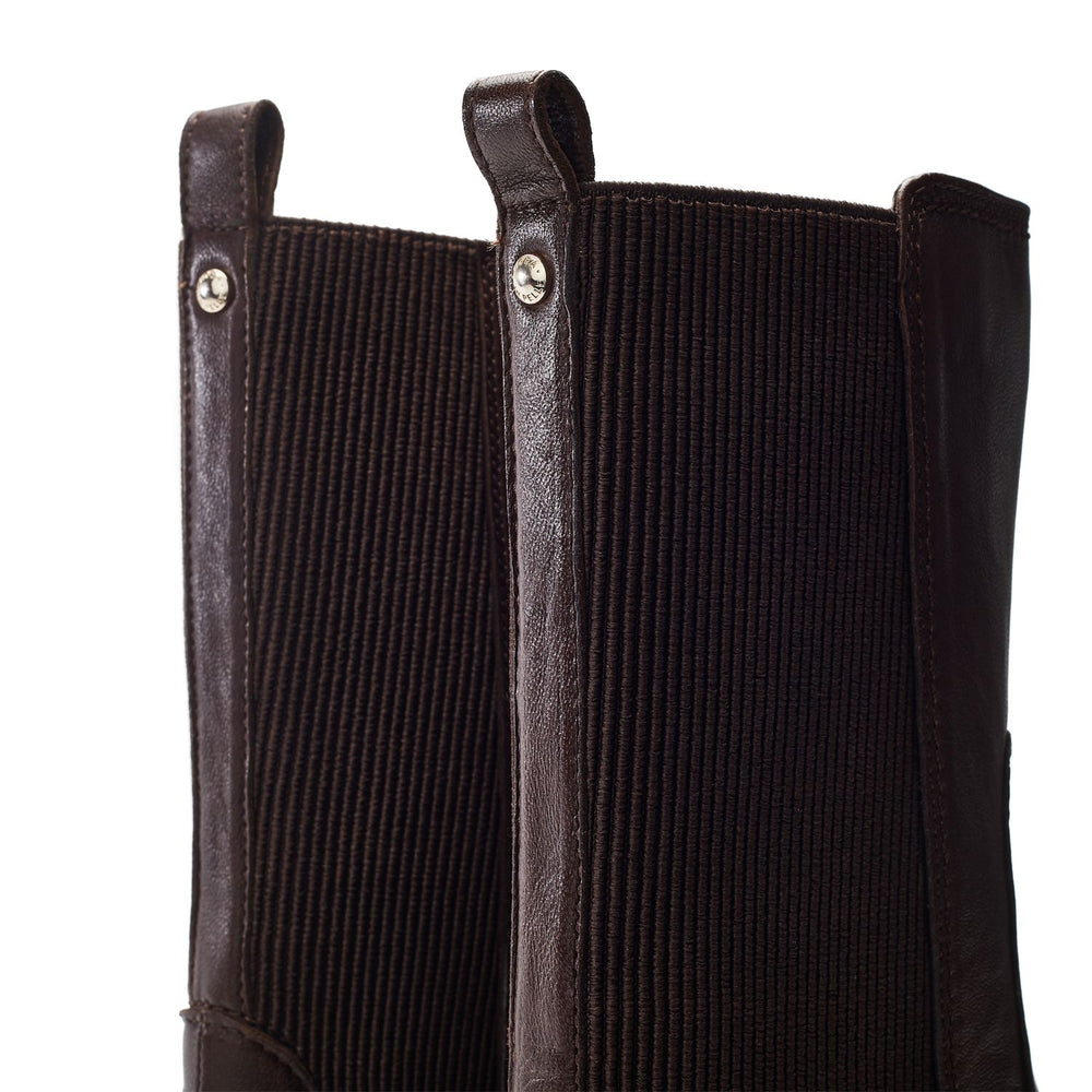 Oyari Dark Brown Leather Boots