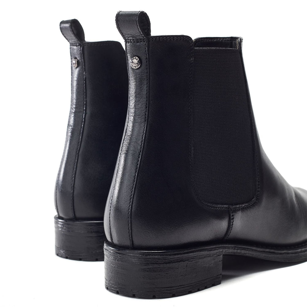Oyuki Black Leather Boots