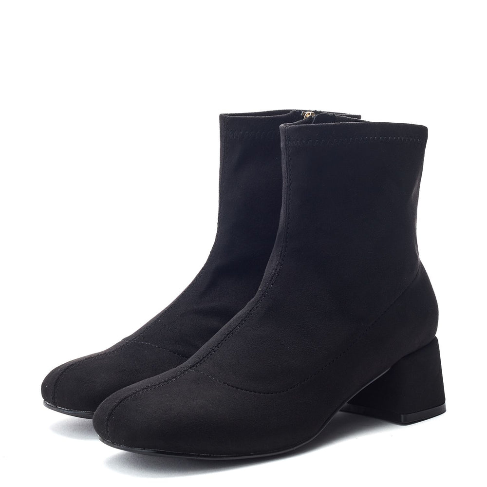 Ozzina Black Alcantara Alcantara Boots