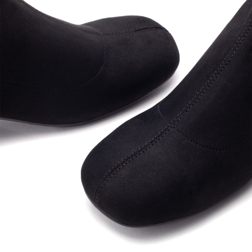 Ozzina Black Alcantara Alcantara Boots