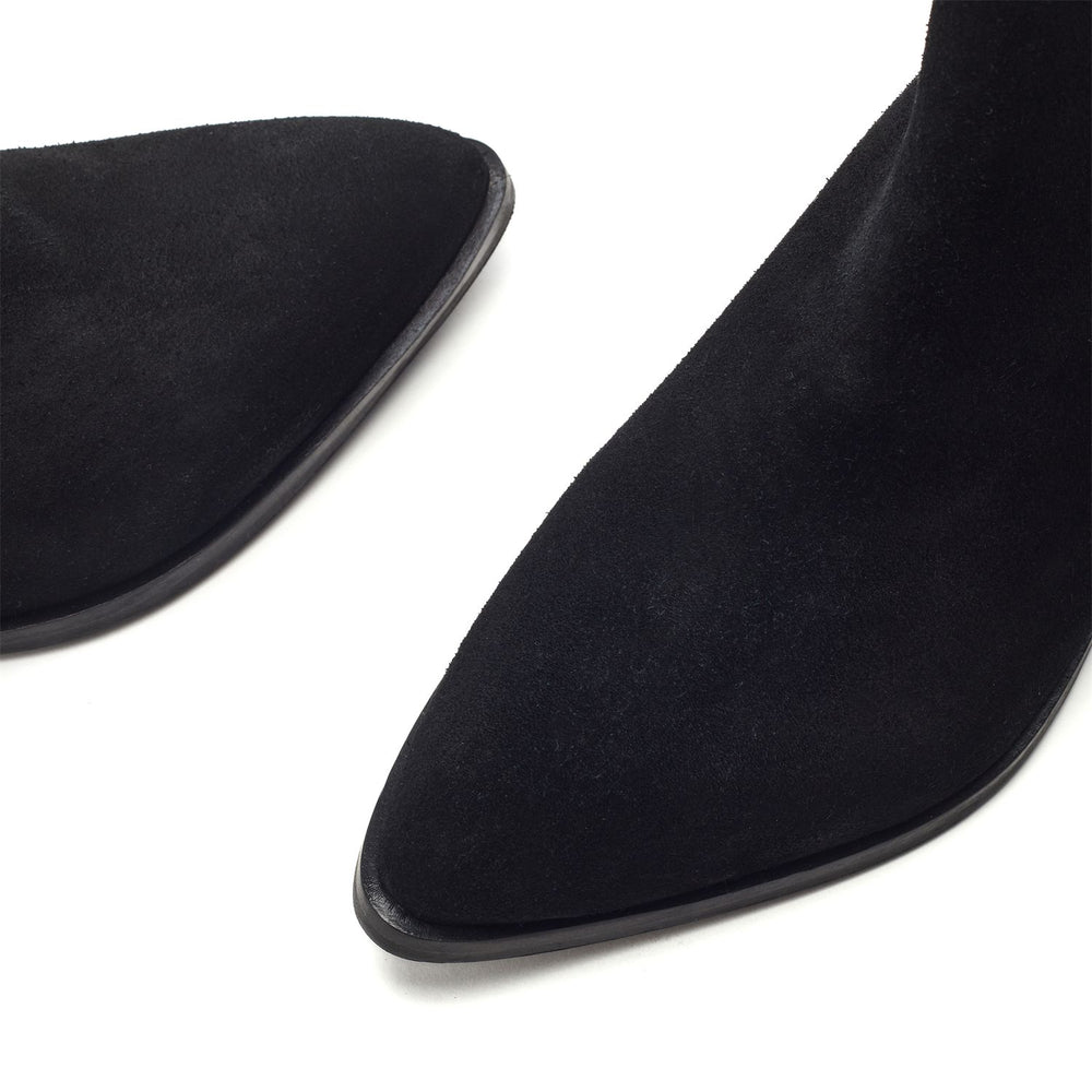 Pacchio Black Leather Boots