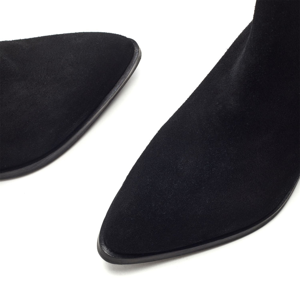 Pacchio Black Leather Boots