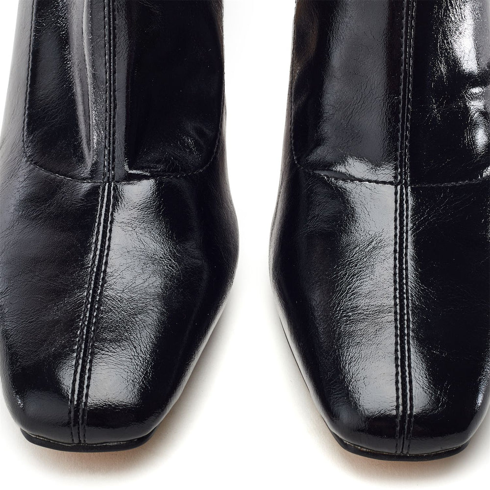 Padra Black Patent Boots