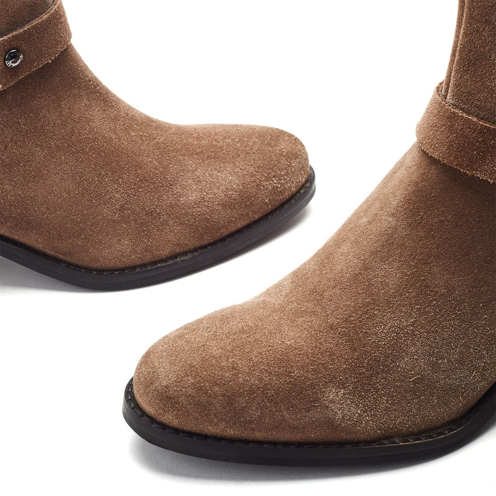 Pailia Taupe Suede Boots