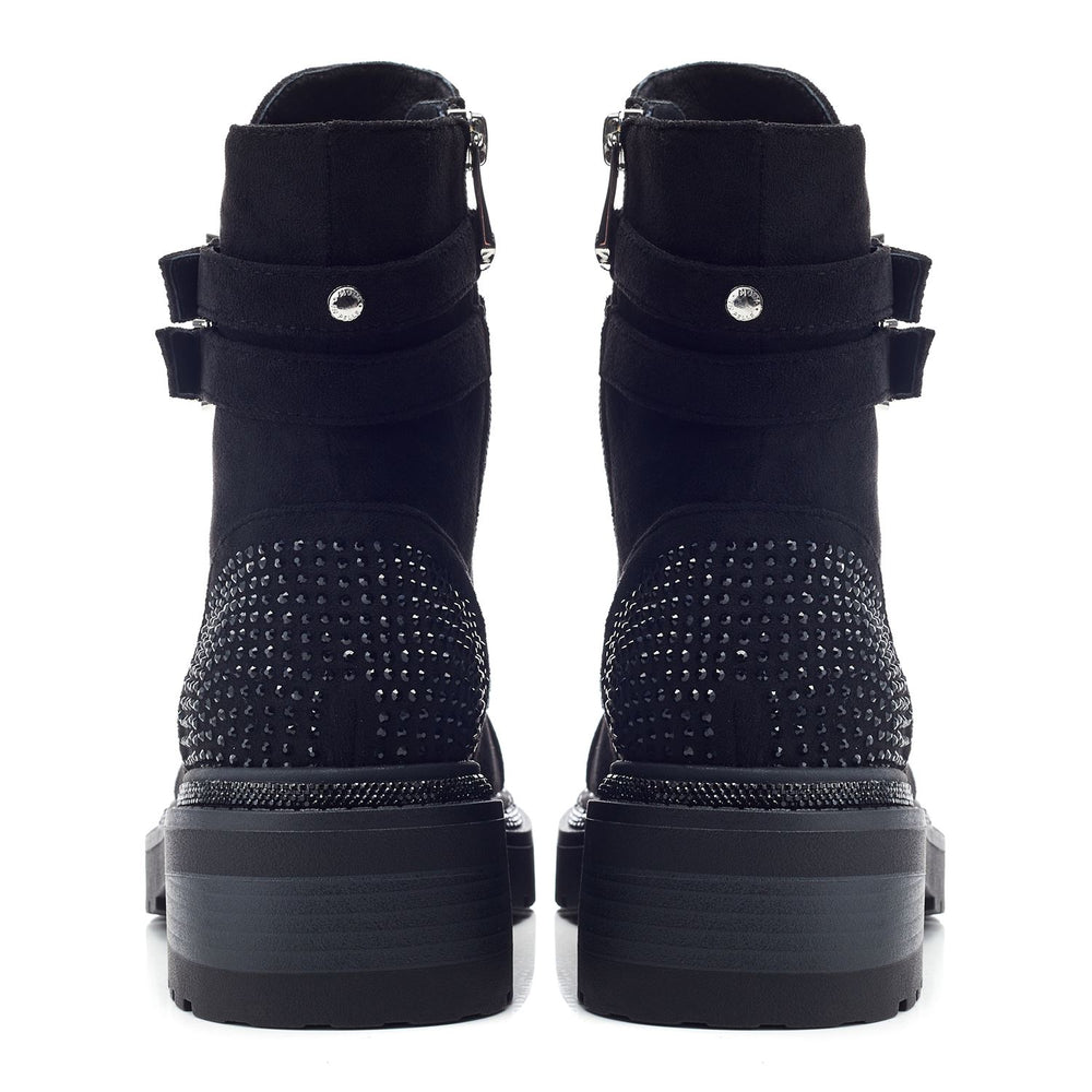 Pailton Black Alcantara Boots