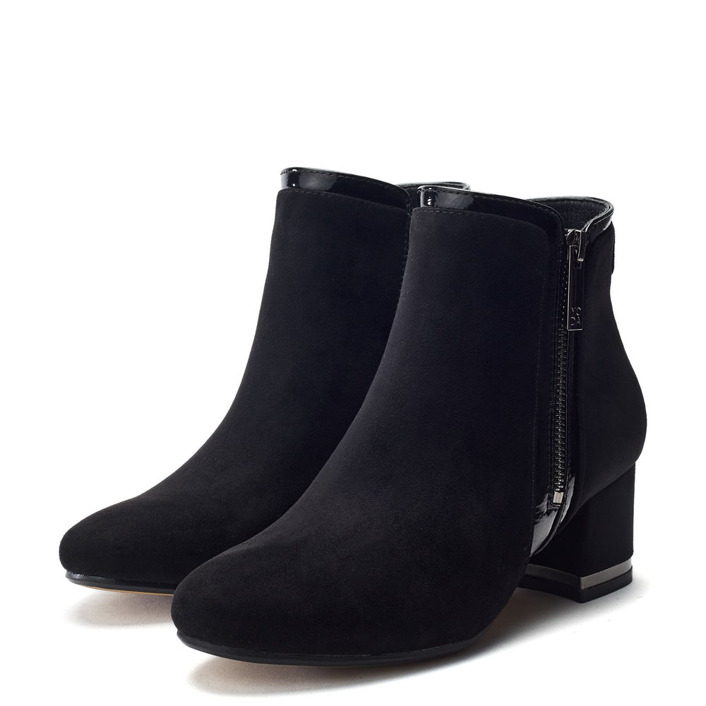 Pajor Black Alcantara Boots