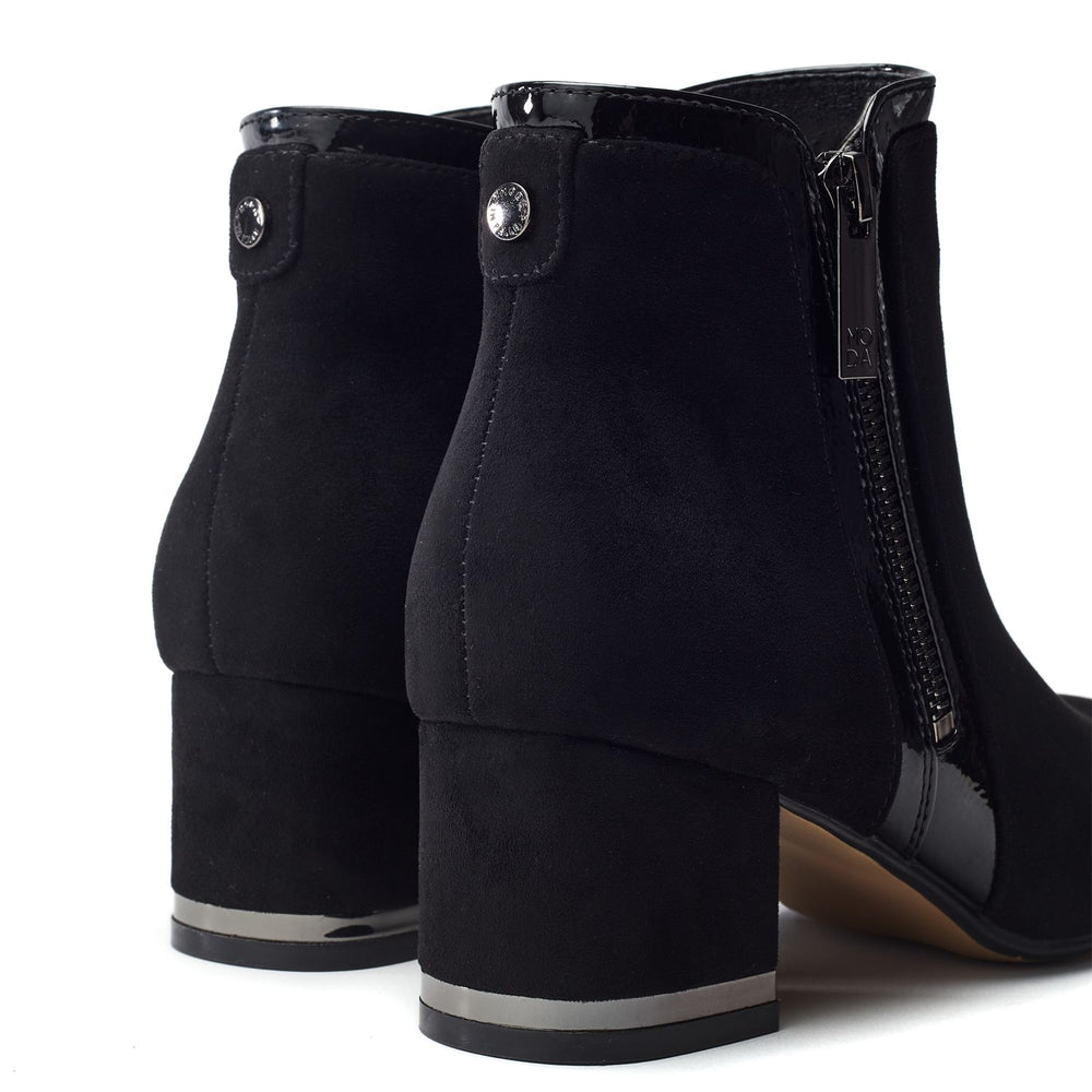 Pajor Black Alcantara Boots
