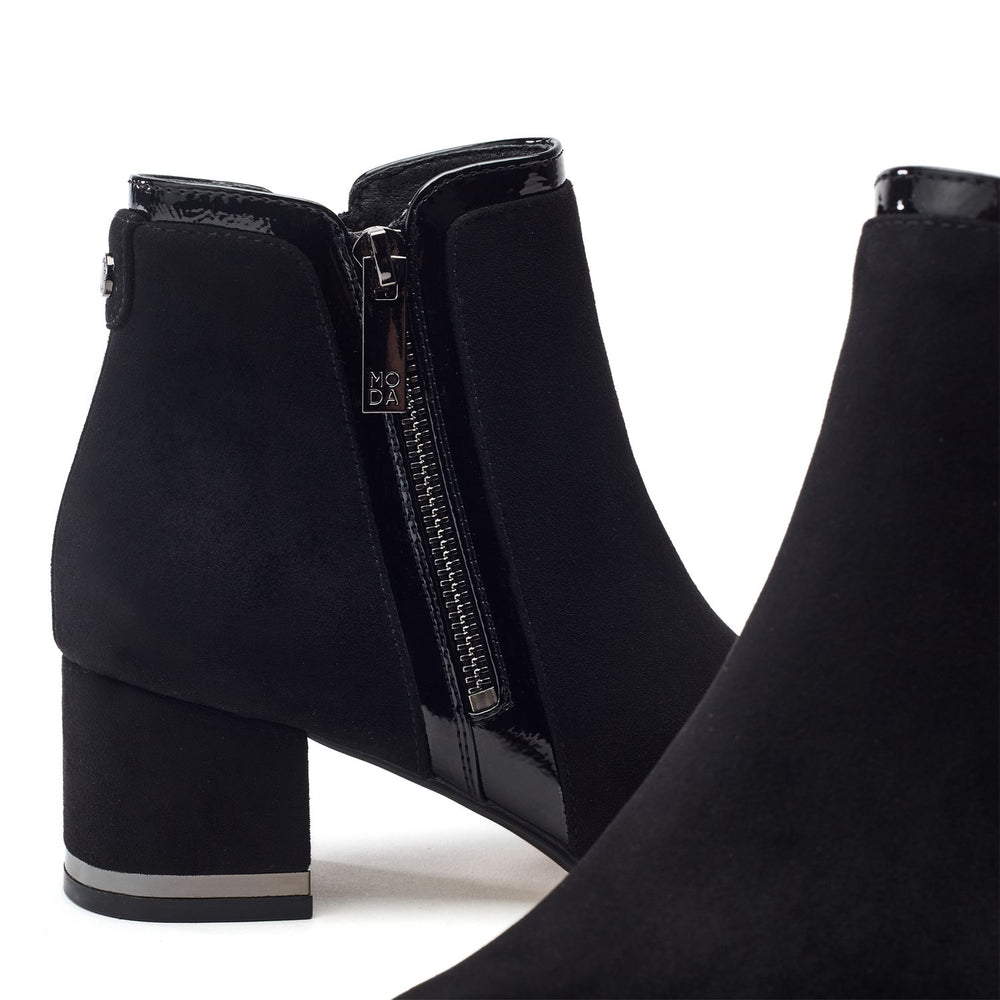 Pajor Black Alcantara Boots
