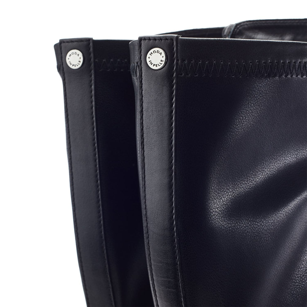 Pakarra Black Leather Leather Boots