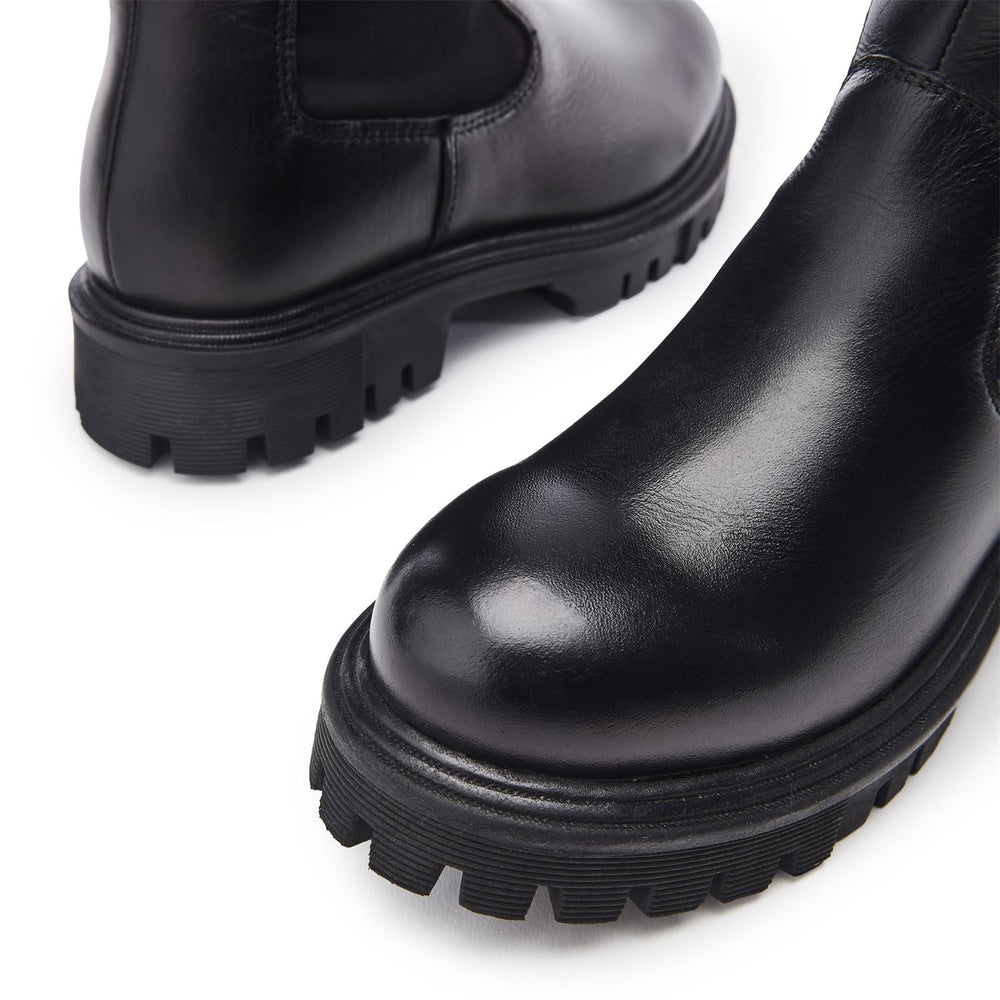 Palapi Black Leather Boots