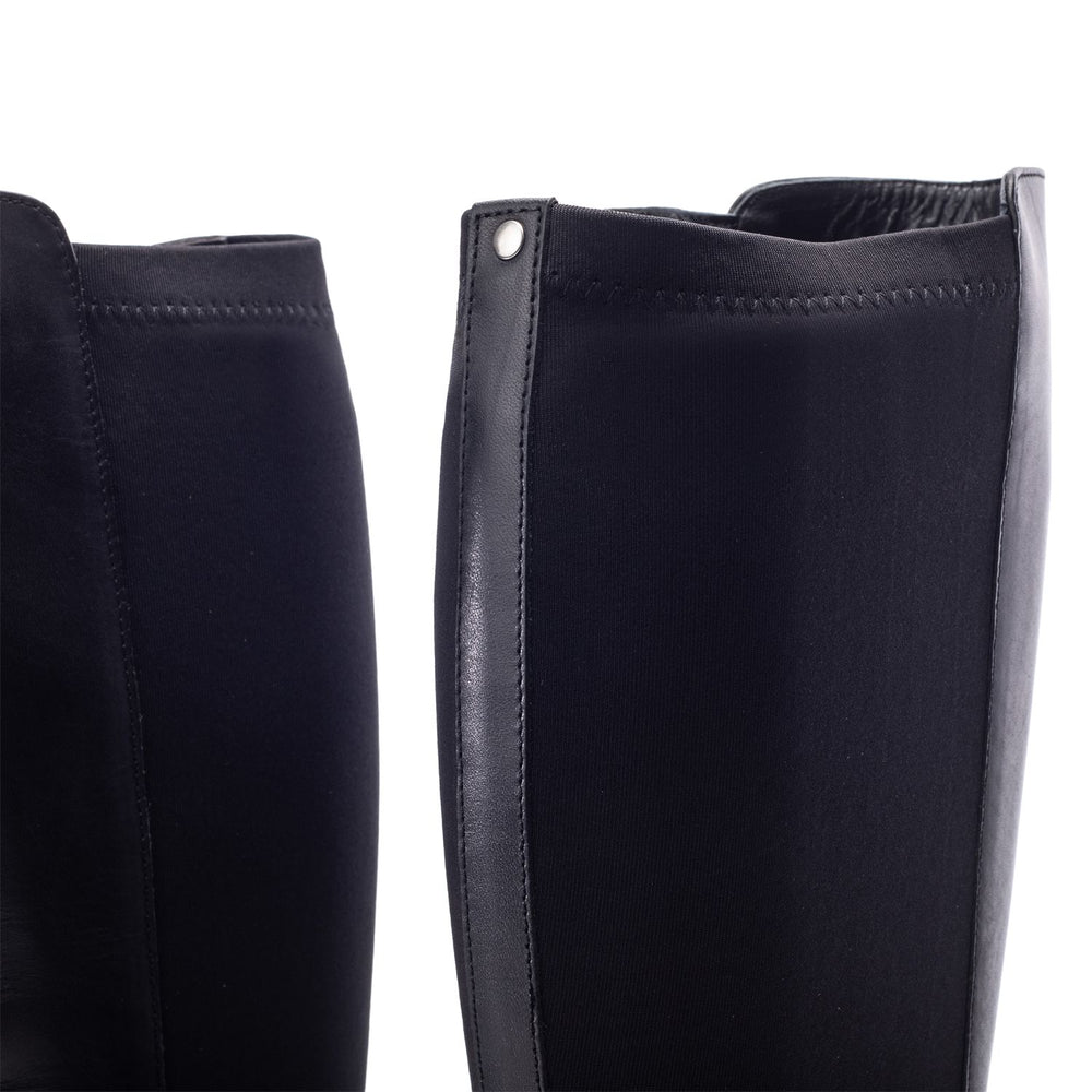 Palapy Black Leather Boots