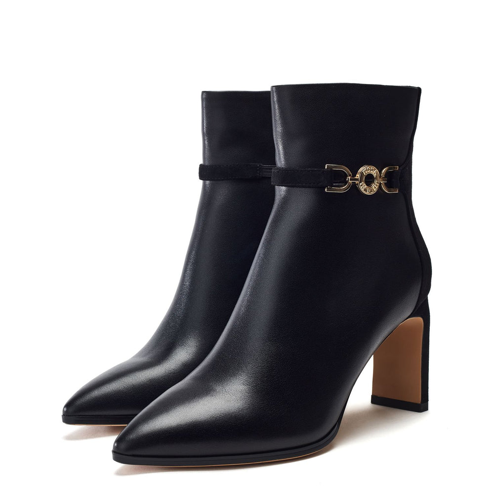 Pallia Black Leather Boots