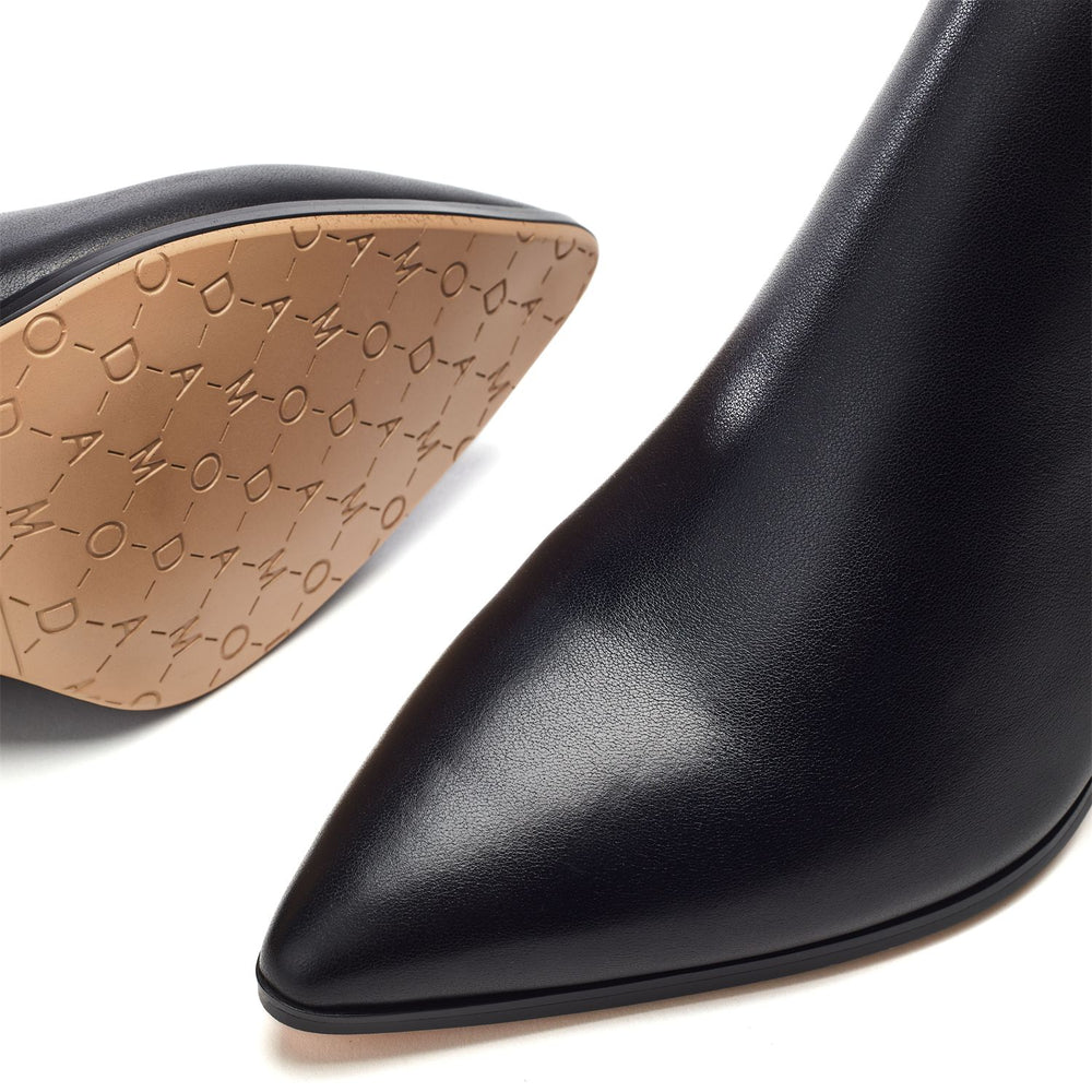 Pallia Black Leather Boots