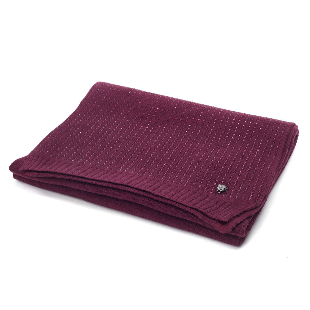 Paloma Scarf Burgundy Polyester 