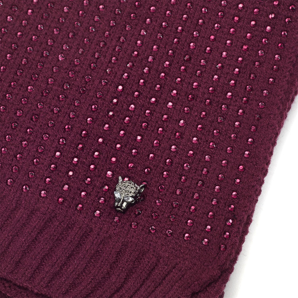 Paloma Scarf Burgundy Polyester 